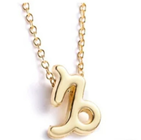 Capricorn Gold plated Necklace - Picture 3 of 3